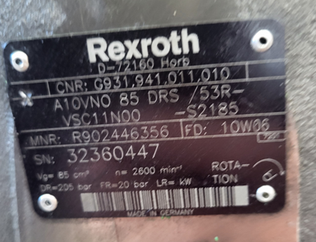 力士樂A10VNO柱塞泵